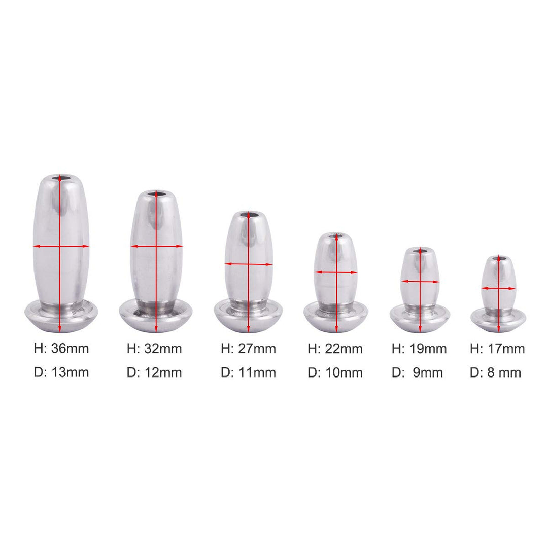 Short Stainless Steel Catheters Male Sound Dilator Inserts Plug for Men, 6 Sizes Optional G111 (11mm)