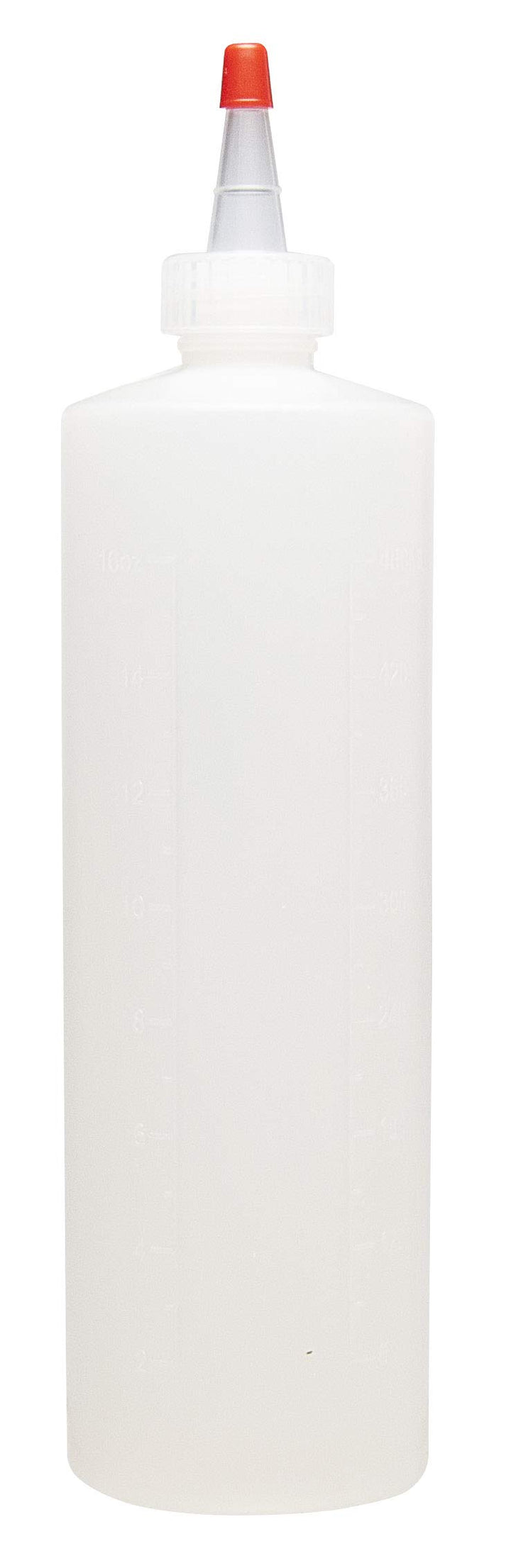 Applicator Bottle for Hair Styling and Coloring – Large - 10”, 16oz Capacity – Clear – D855