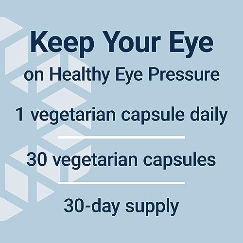 Eye Pressure Support with Mirtogenol - Eye Health Supplement for Healthy Eye Pressure - with French Maritime Pine bark – Gluten-Free, Vegetarian, Non-GMO - 30 Capsules