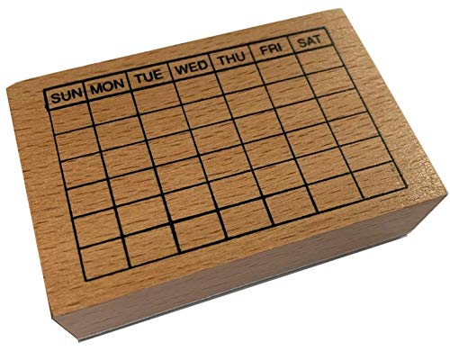 Wood Stamp Set for Teachers - SPED, General Education, Homework, Grading, and More! Calendar and Other Useful Stamps (7 Piece) - Classroom - School -Students