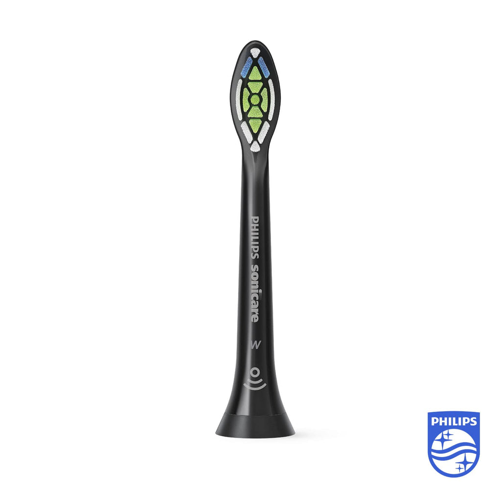 W2 Optimal White, Standard Sonic Toothbrush Heads - 4 Pack