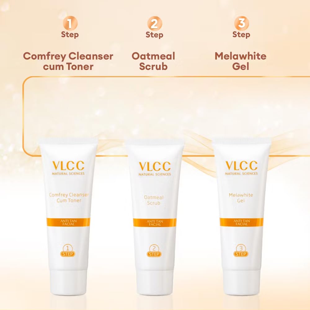 Single Anti Tan Facial Kit, Gold Bleach, 6.6g