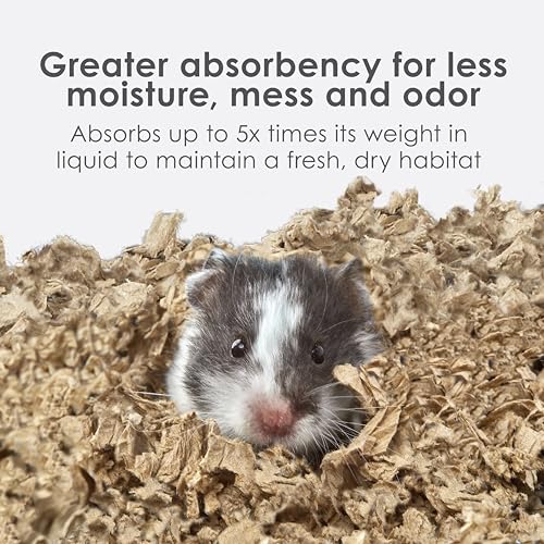 Clean & Cozy Natural Paper Bedding, Made for Small Animals, 49.2 Liters
