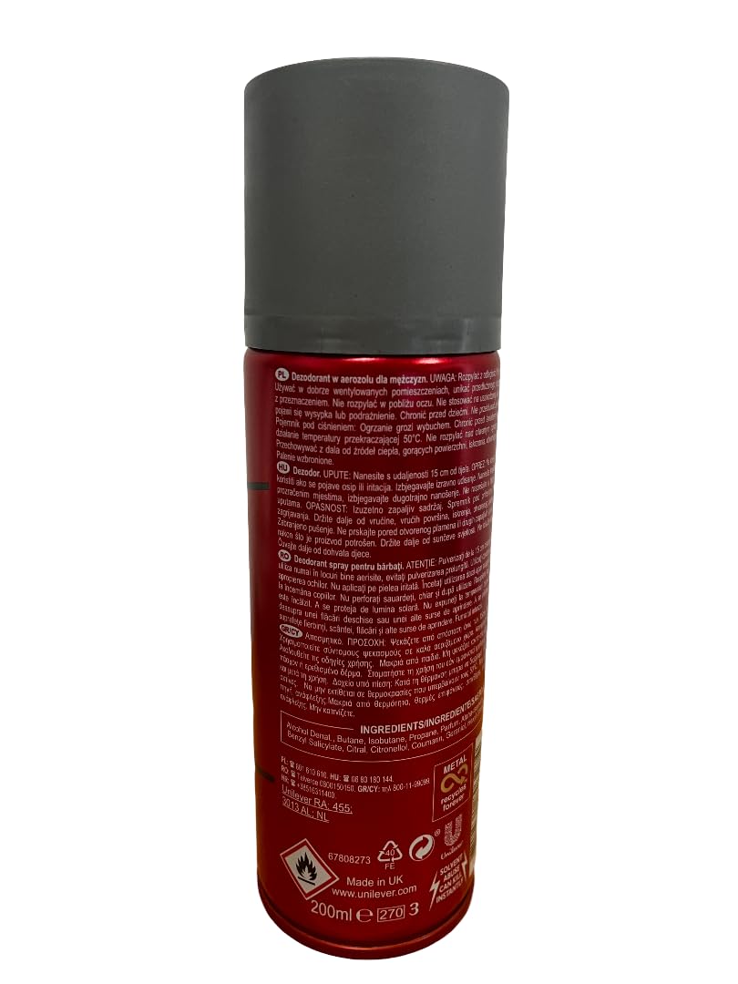 Attraction Totale Deodorant Spray for Men, 200ml