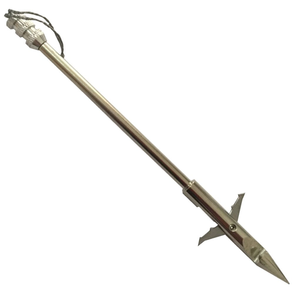 Stainless Steel Slingshot Fishing Arrow Silver color Pack of 6