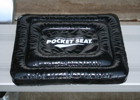 PocketSeat Inflatable Seat Cushion, Sit on a Cushion of Air, 14x11x1.5, Durable .25mm PVC Folds to fit in Pocket, Purse or Backpack