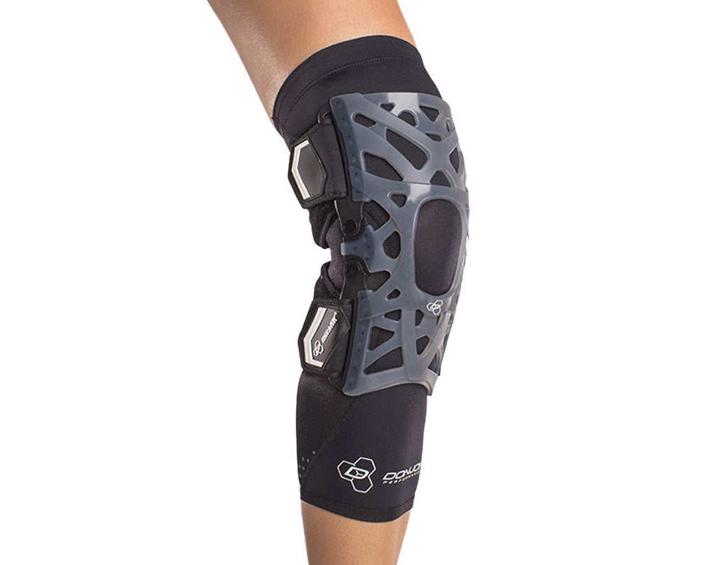 WEBTECH Knee Support Brace for Men and Women | Knee Pain Relief Support with Compression Undersleeve | Silicone Web Technology with Silicone Web Technology: Black, Medium