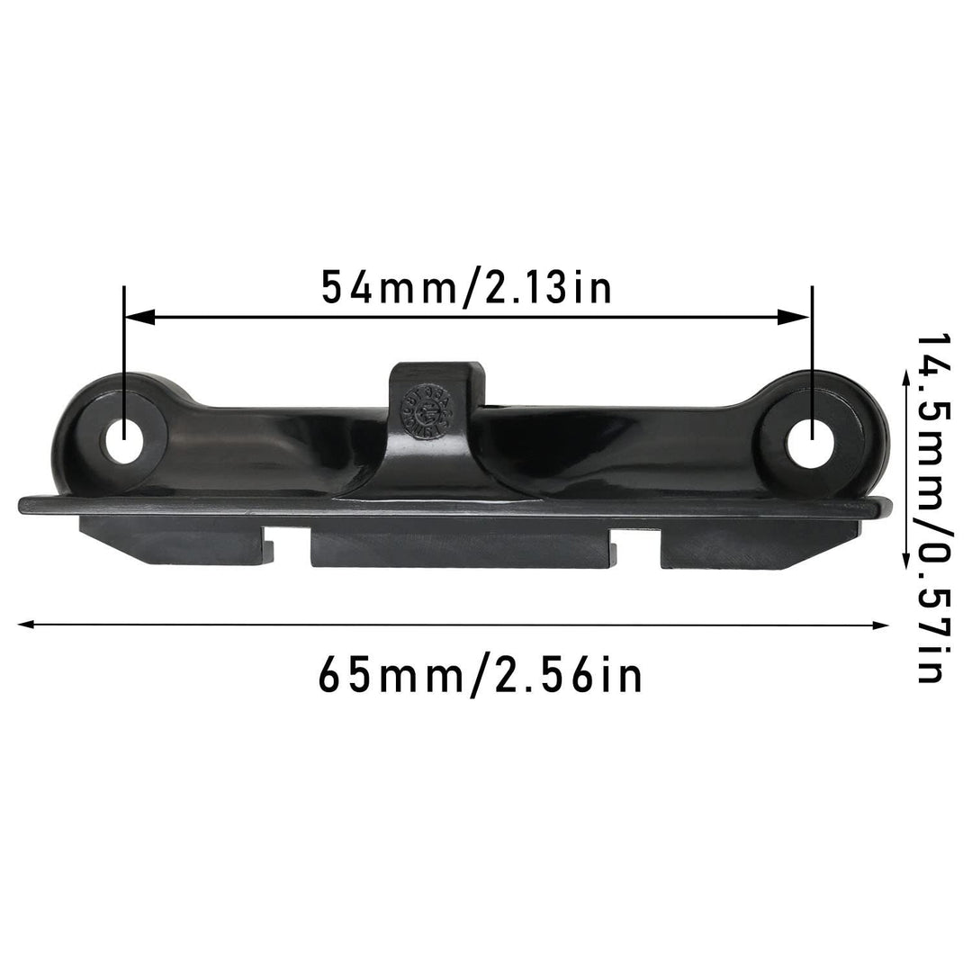 4Pairs CPU Fan Mounting Bracket Plate CPU Fan Support Brackets Retainer Brackets Plate Support Holders for AM4 AMD (16 Screws), Black