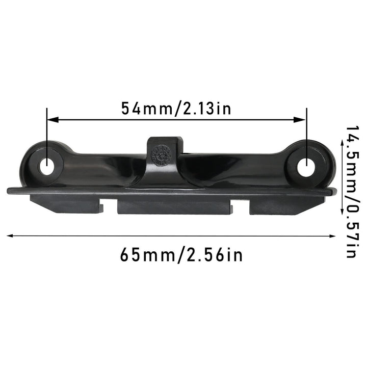 4Pairs CPU Fan Mounting Bracket Plate CPU Fan Support Brackets Retainer Brackets Plate Support Holders for AM4 AMD (16 Screws), Black