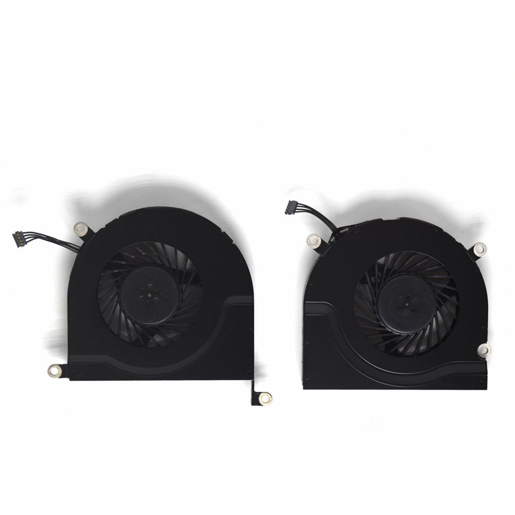 ® New Laptop CPU Cooling Fan Left and Right Set Compatible for MacBook Pro A1297 17-Inch Unibody 2009 2010 2011 DC 5V 2W Compatible with Part MG45070V1-Q010-S99 MG45070V1-Q021-S9A