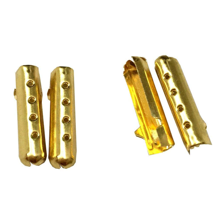 12/24/36/48 PCS Metal Aglets DIY Shoelaces Repair Shoe Lace Tips Replacement End (48PCS, Mixed(12PCS Each))