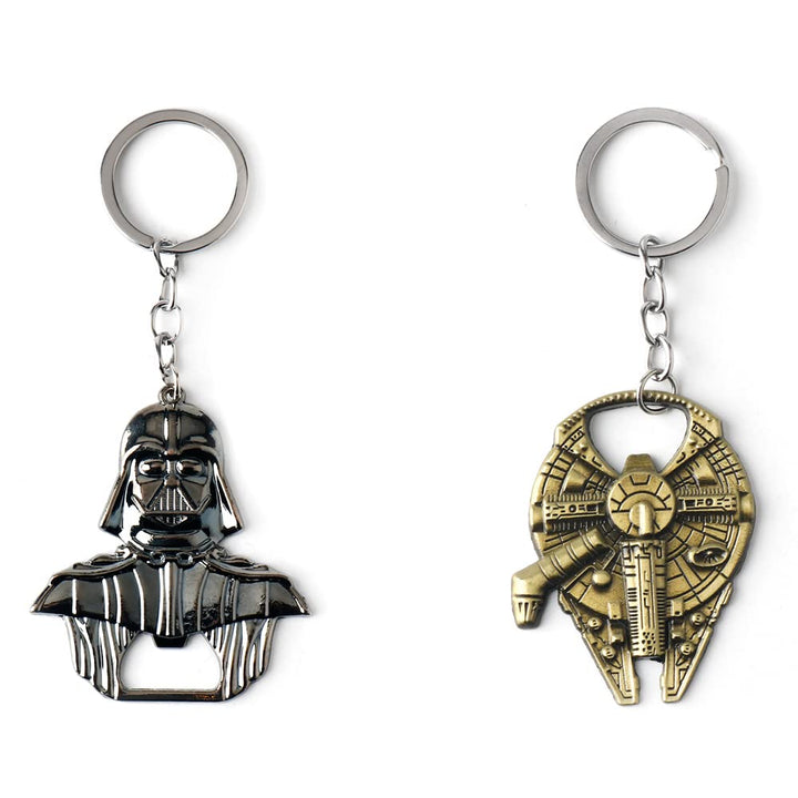 Darth Vader Bottle Opener - Star Wars Bottle Opener - Star Wars Keychain Manual Alloy Bottle Opener For Men 2PCS