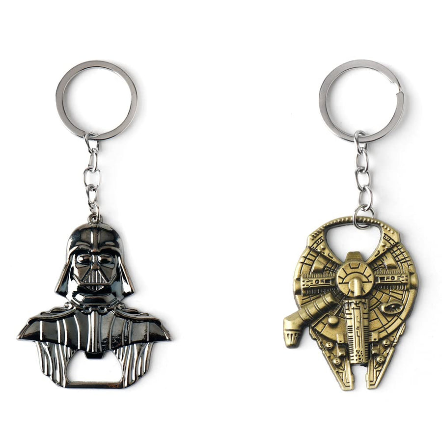 Darth Vader Bottle Opener - Star Wars Bottle Opener - Star Wars Keychain Manual Alloy Bottle Opener For Men 2PCS