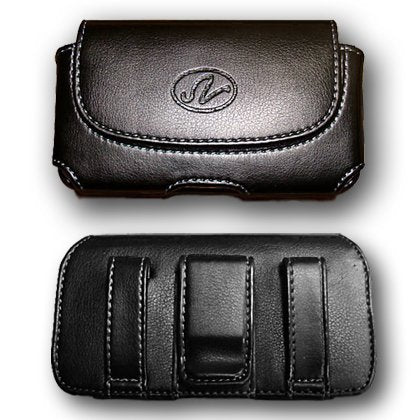 Extra Small Universal Horizontal Cell Phone Case / Pouch / Holster with Belt Loop & Belt Clip