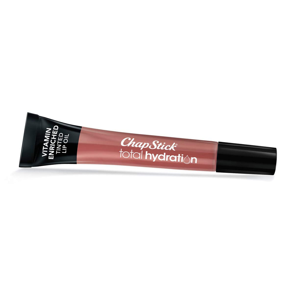 Blushed Bronze: Total Hydration Vitamin Enriched Tinted Lip Oil (Blushed Bronze, 1 Tube), Vitamin C, Vitamin E, Contains Omega 3 6 9, 0.24 Ounce
