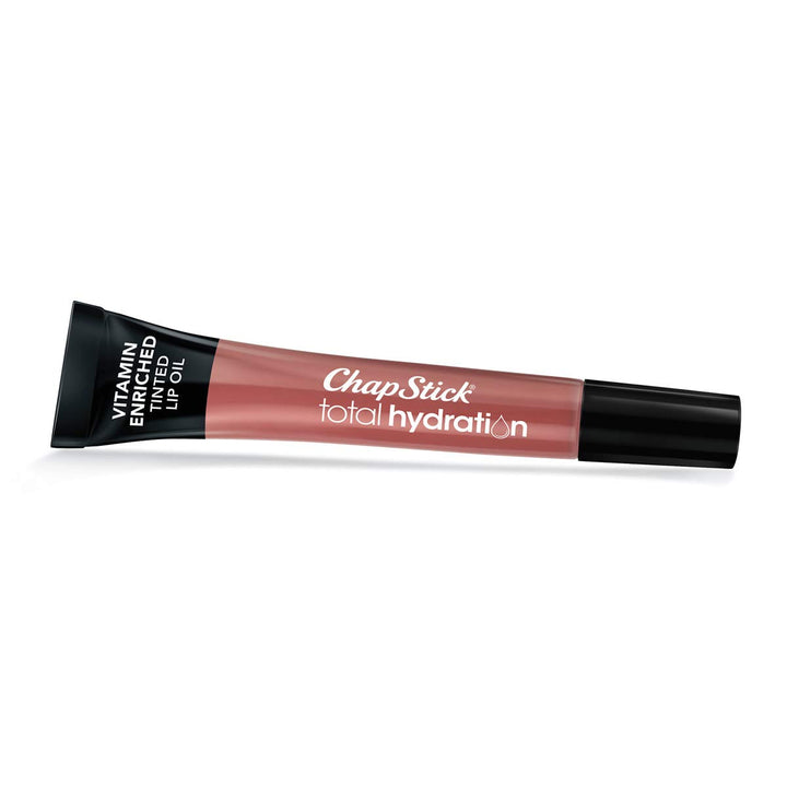 Blushed Bronze: Total Hydration Vitamin Enriched Tinted Lip Oil (Blushed Bronze, 1 Tube), Vitamin C, Vitamin E, Contains Omega 3 6 9, 0.24 Ounce