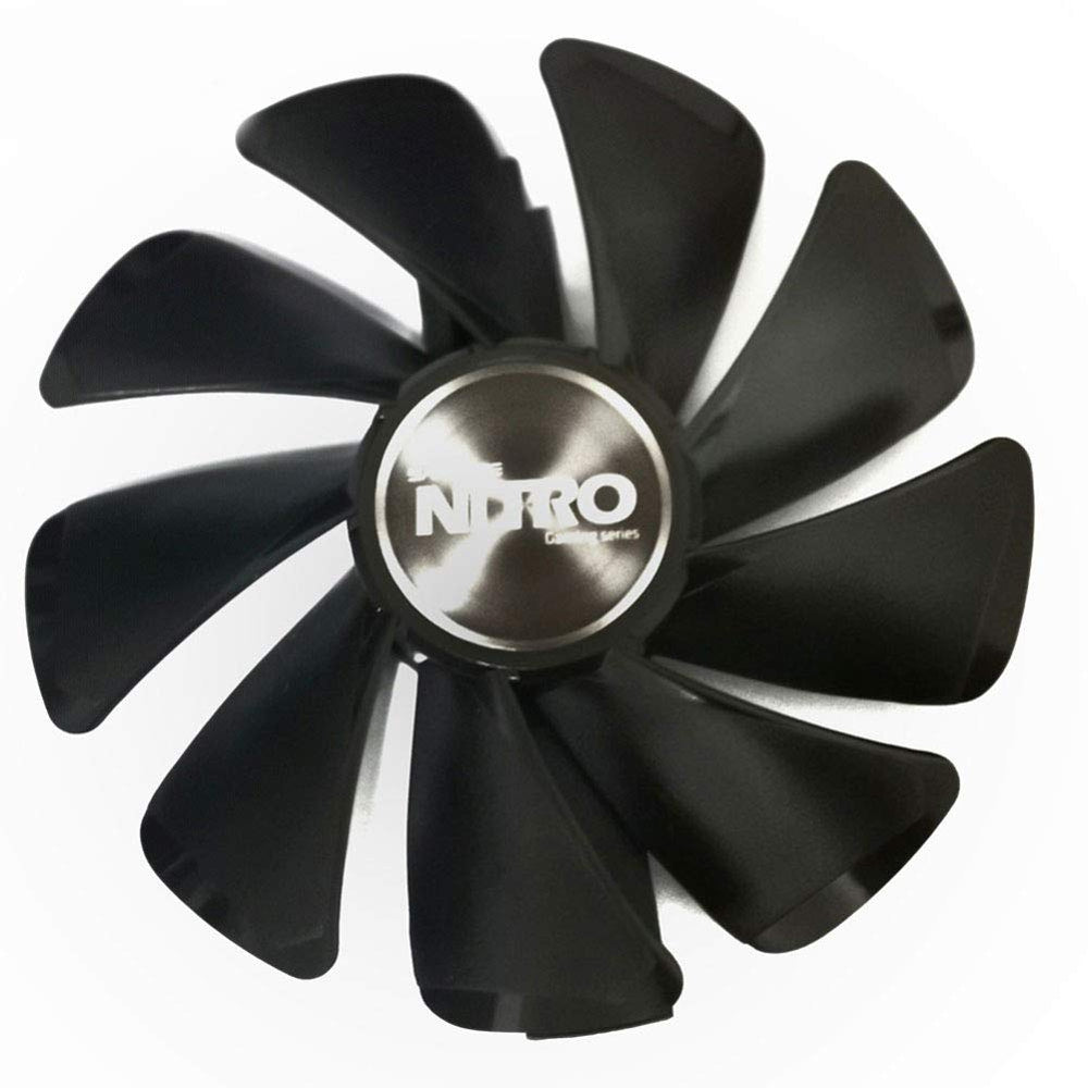 95mm CF1015H12D Graphics Card Cooler Fan for Sapphire Nitro RX480 RX470 8G RX 470 480 570 580 590 RX570 4G 8G RX580 8G RX590 D5 (Black)