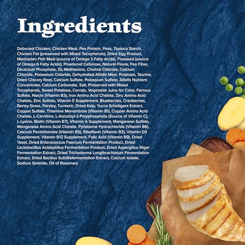 Wilderness Nature's Evolutionary Diet High-Protein, Grain-Free Natural Dry Food for Adult Cats, Chicken, 2-lb. Bag