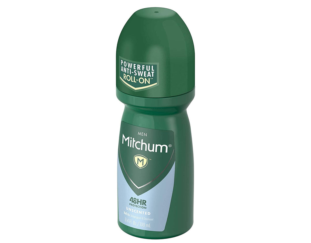 Invisible Anti-Perspirant & Deodorant Roll-On, Unscented 3.4 oz (Pack of 4)