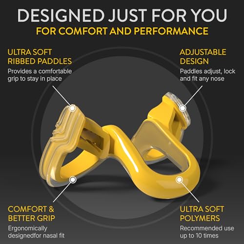 Turbine Nasal Dilator for Athletic Breathing - Trial 3pk - Adult Stocking Stuffers - Improves Airflow During Exercise - Nasal Dilators for Exercise - Internal Nasal Dilator - Lightweight