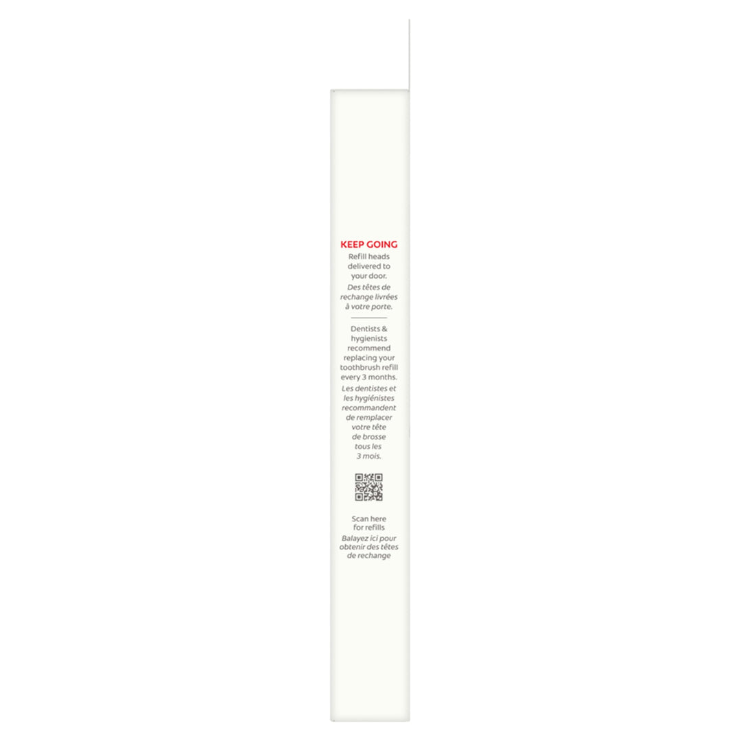 Keep Soft Manual Toothbrush for Adults with 2 Deep Clean Floss Tip Brush Heads, Silver