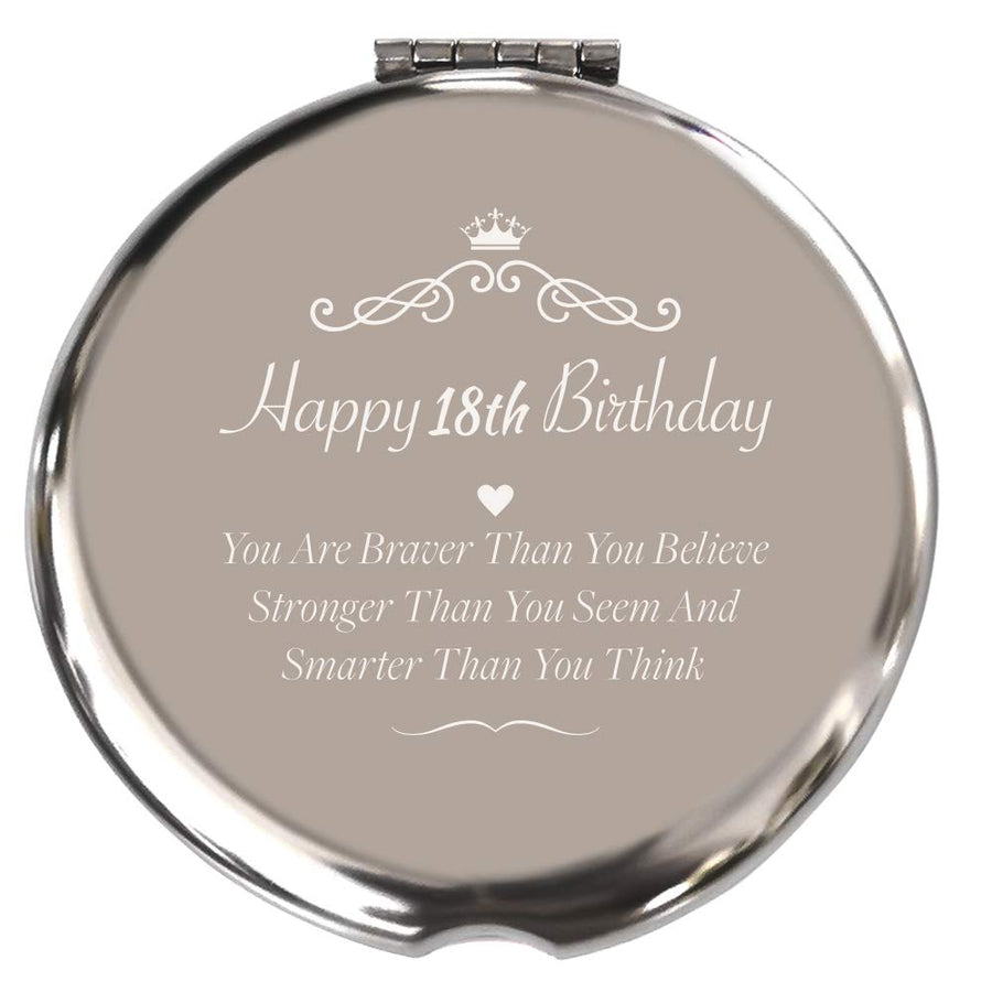 18th Birthday Gifts for Girls, Happy 18th Birthday for Bestie Sister Daughter BFF,Niece Stainless Steel Mirror