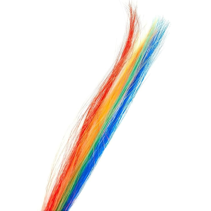 Party Perfect Team Spirit Hair Extensions Accessory, Multicolored, Synthetic Fiber , 15