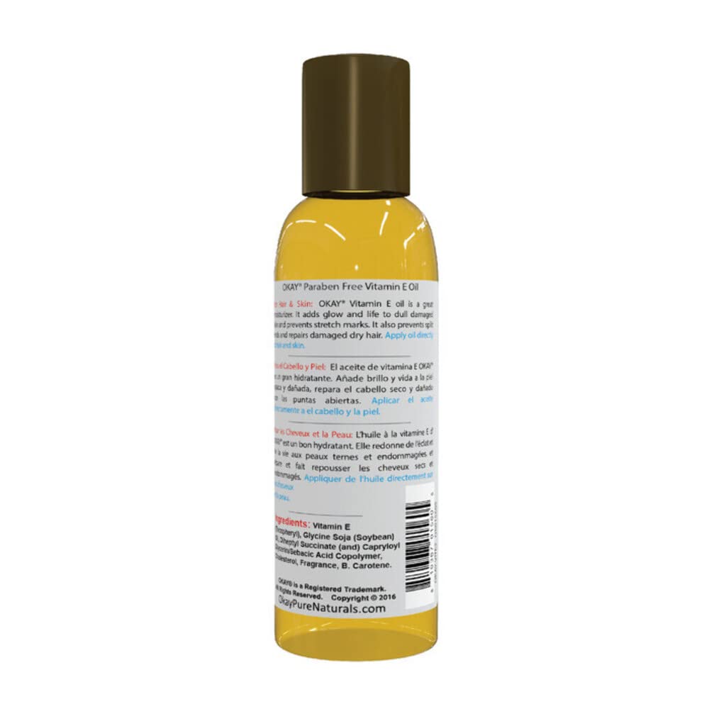 Vitamin E Oil for Hair, Skin and Nail, 2 Ounce