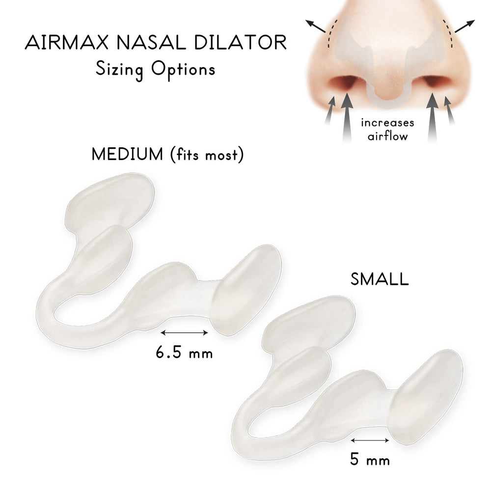 Mack’s Small - Clear: Airmax Nasal Dilator For Better Sleep - Natural, Comfortable, Anti Snoring Device, Snoring Solution For Maximum Airflow And Easier Breathing (Small – Clear)