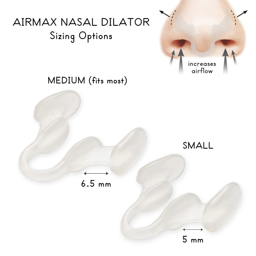 Mack’s Small - Clear: Airmax Nasal Dilator For Better Sleep - Natural, Comfortable, Anti Snoring Device, Snoring Solution For Maximum Airflow And Easier Breathing (Small – Clear)