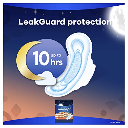 Maxi Size 4 Overnight Pads for Women, with Wings,Unscented, 14 Count - Pack of 4 (56 Count Total)