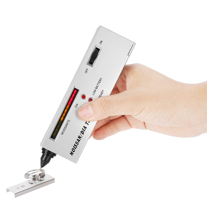 Diamond Tester, Flashlight Torch Pen Jeweler Diamond Tester for Novice and Expert Lighting Jewelry Identification Tool Diamond Selector Identification Pen High Accuracy Gem Testing Equipment (1#)