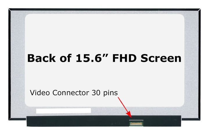 New Screen Replacement for LP156WFC(SP)(D1) FHD 30pin Non-Touch 1920x1080 IPS Matte LCD LED Display with Tools