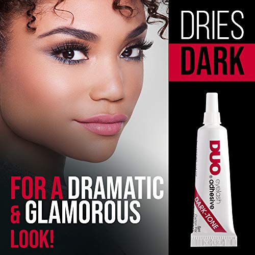 Strip Eyelash Adhesive for Strip Lashes, Dark Tone, 0.25 oz, 1-Pack