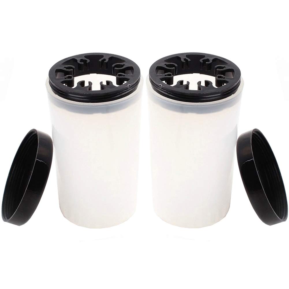 2 Pcs Nail Art Brush Pen Holder Immersion Makeup Brush Nail Art Brush Cleaner Cup Container
