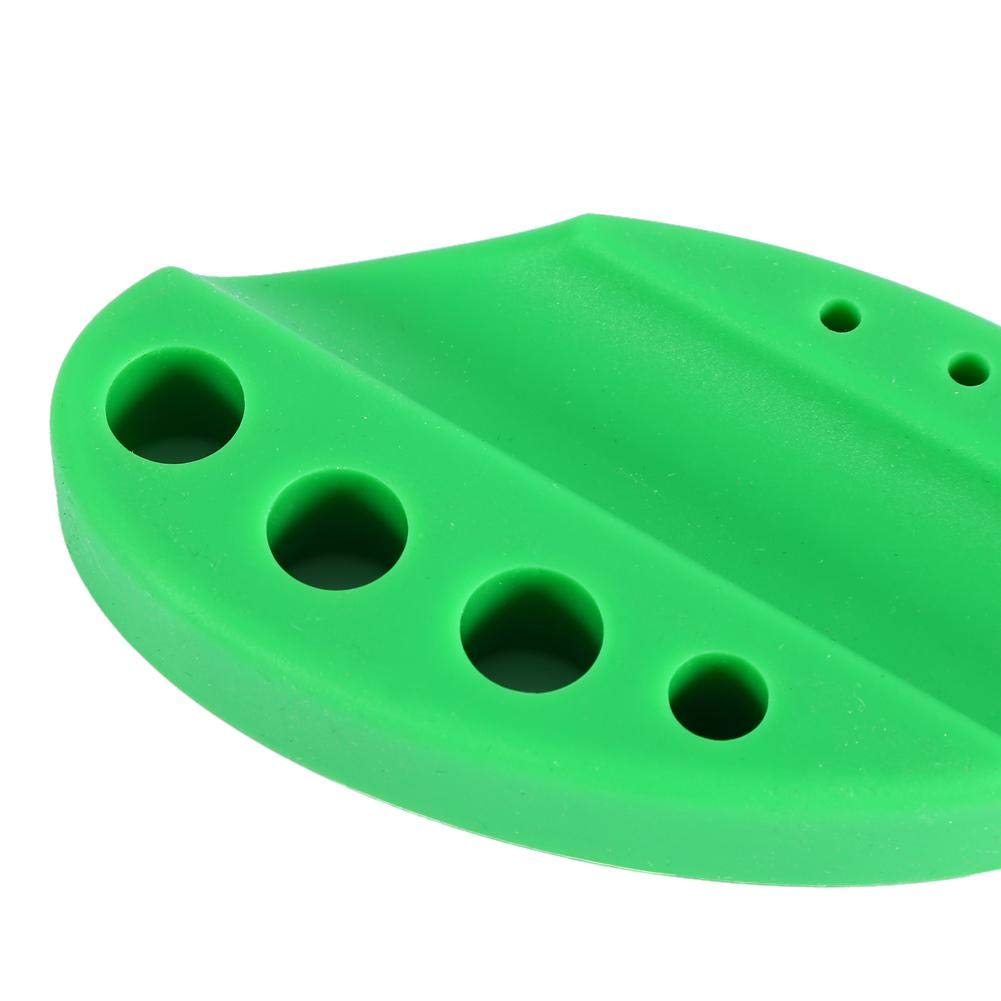 Ink Cup Holder Stand, Silicone Pigment Handpieces Tray for Microblading Makeup Accessories
