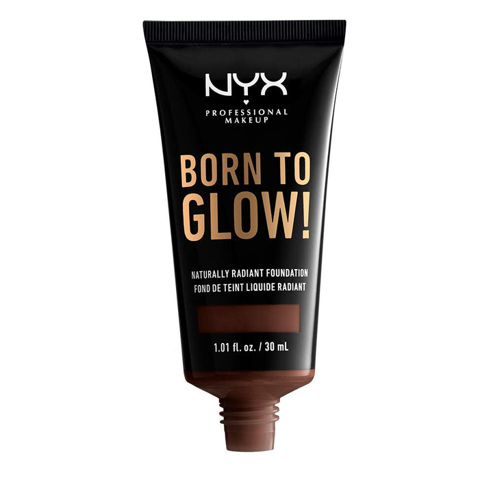 PROFESSIONAL MAKEUP Born To Glow Naturally Radiant Foundation, Medium Coverage - Deep Espresso