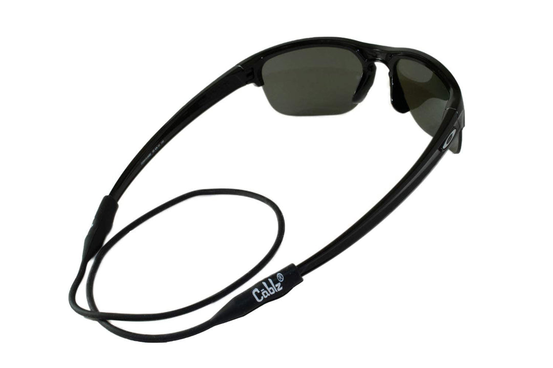 Silicone Eyewear Retainer | Waterproof Eyewear Retainer Strap, 16 in (Black)