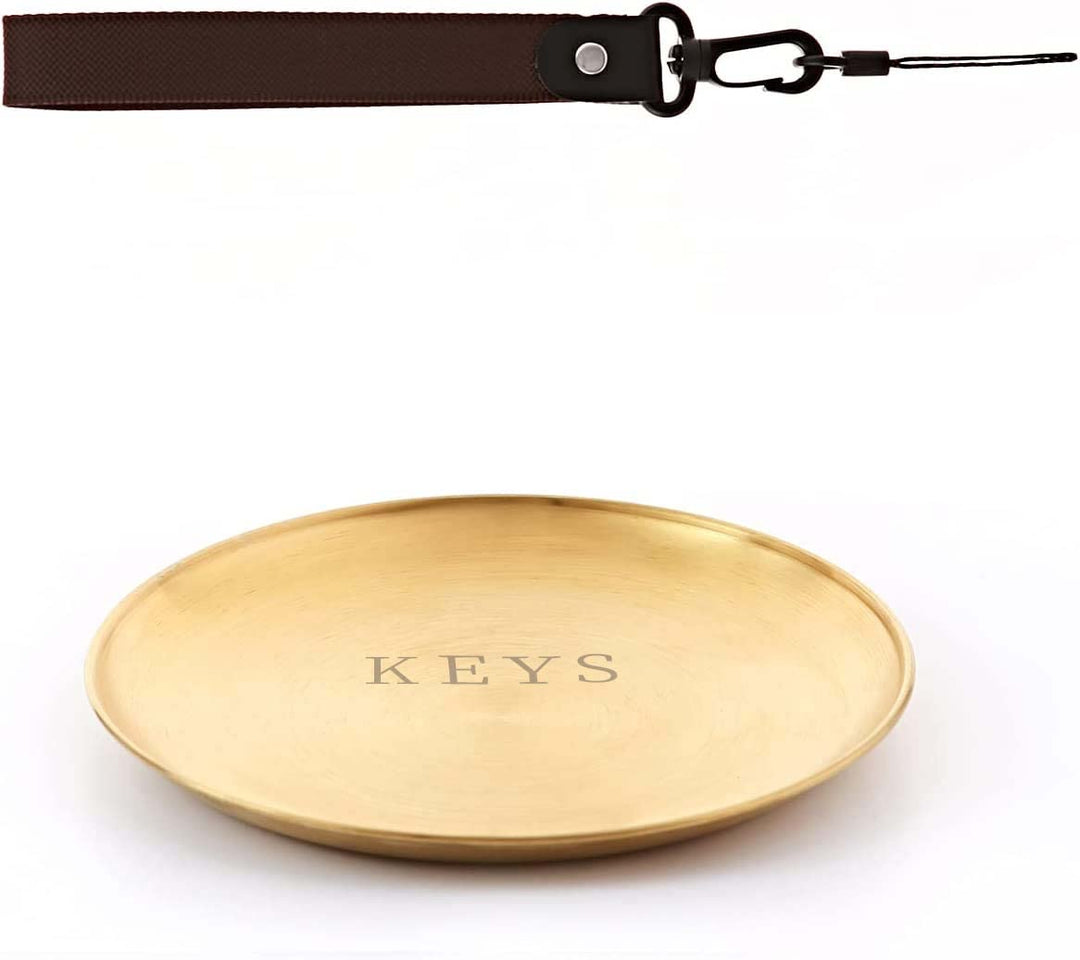 Key Bowl and Keychain Set -Key Bowl for Entryway Table, Decorative Bowl,Valet Tray, Jewelry Dish,Car Key Plate,Perfume Holder,Key Tray for Entryway Table,Bowl for Keys,Key and Wallet Tray
