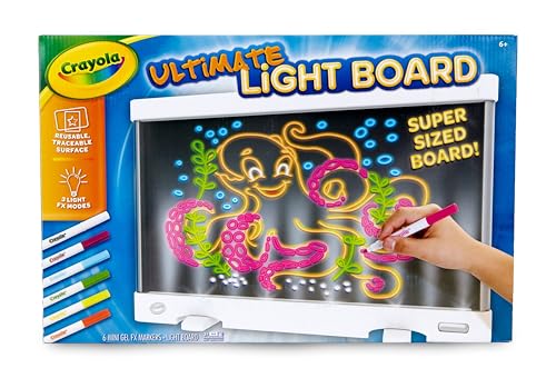 Ultimate Light Board - White, Kids Drawing Tablet, LED Drawing Board for Kids, Holiday Gift for Boys & Girls, Toys for Kids, 6+