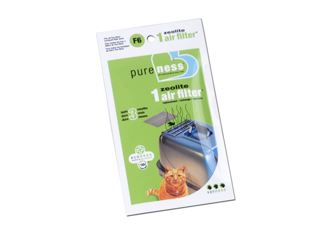 Pets Odor Reducing Zeolite Cat Litter Box Air Filter, Fits All Pans, 1 Count