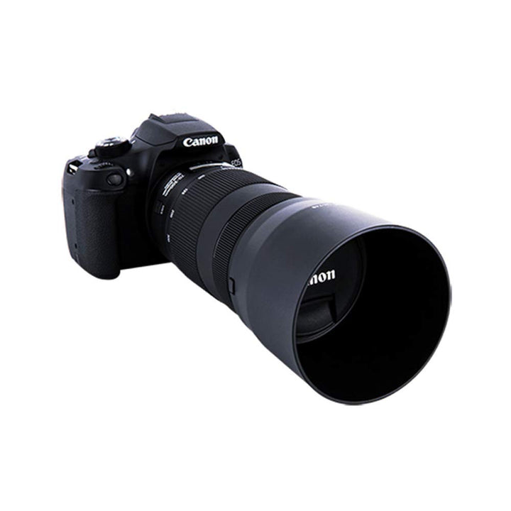 Reversible Lens Hood Shade for Canon EF 70-300mm f/4-5.6 is II USM Replaces Canon Lens Hood ET-74B, with Button to Lock or Release