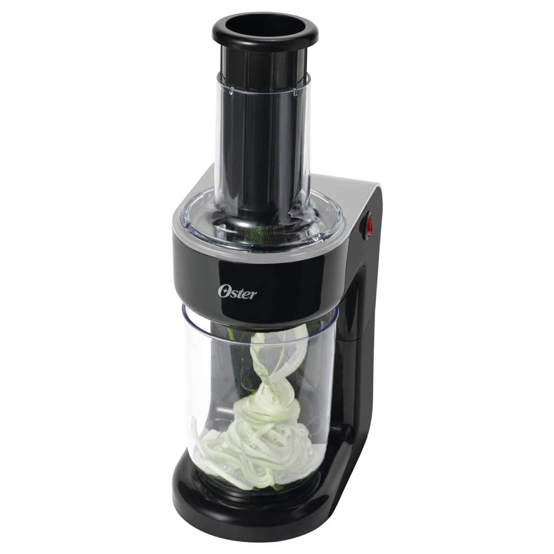 Easy-to-Use Electric Spiralizer with 2 Spiralizer Blades (sized for spaghetti and fettuccine noodles), Black