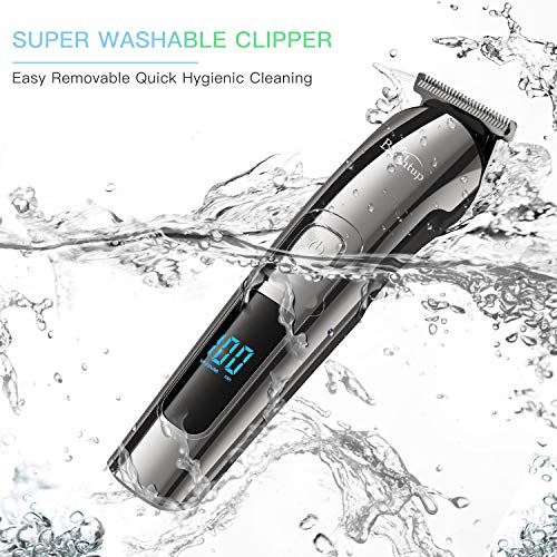 Beard Trimmer for Men - Electric Razor & Shaver, Cordless Hair Clippers Trimmers Set, IPX7 Waterproof Mens Grooming Kit for Shaving Face, Mustache, Body, Ear, Nose Hair Trimmer, Gifts for Men