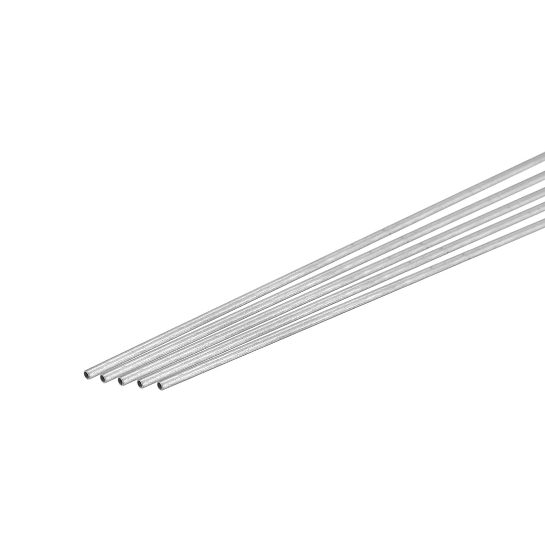 304 Stainless Steel Round Tube 1mm OD 0.15mm Wall Thickness 300mm Length 5 Pcs