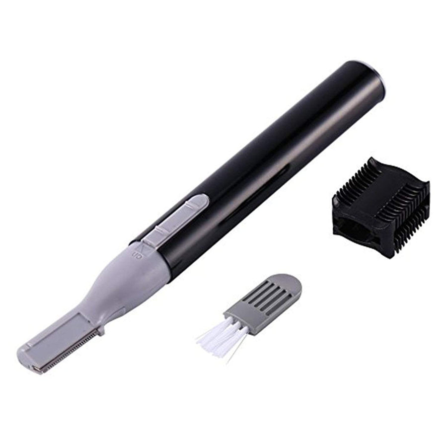 Portable Electric Lady Facial Trimmer Shaver Eyebrow Shaper Pen Hair Remover Removal Safety Beauty Knife (Black)