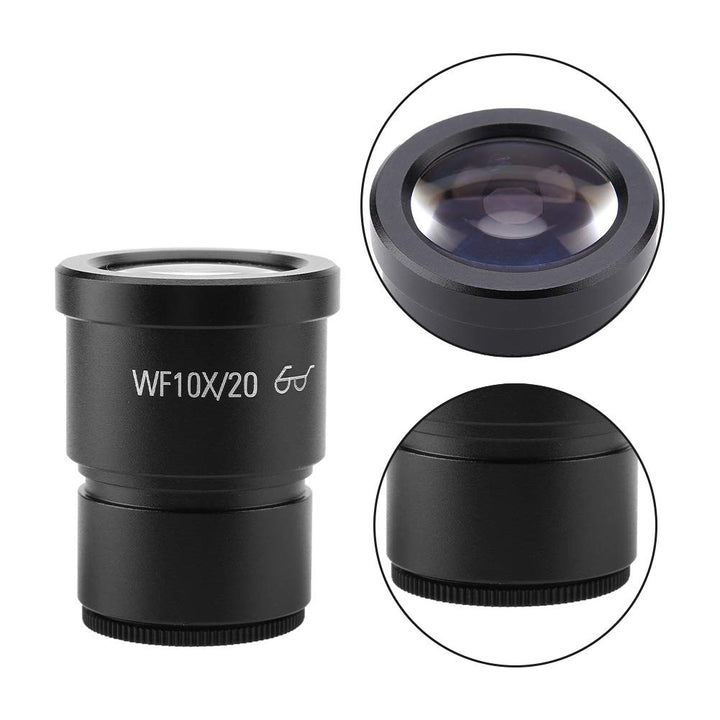 Microscope Lens 10X Telescope Accessories Eyepieces Wide Field Stereo Microscope Eyepieces Mounting Size 30mm