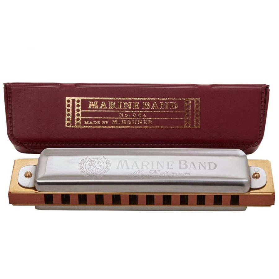 364 24 Marine Band 12 Hole Harmonica, Key of C
