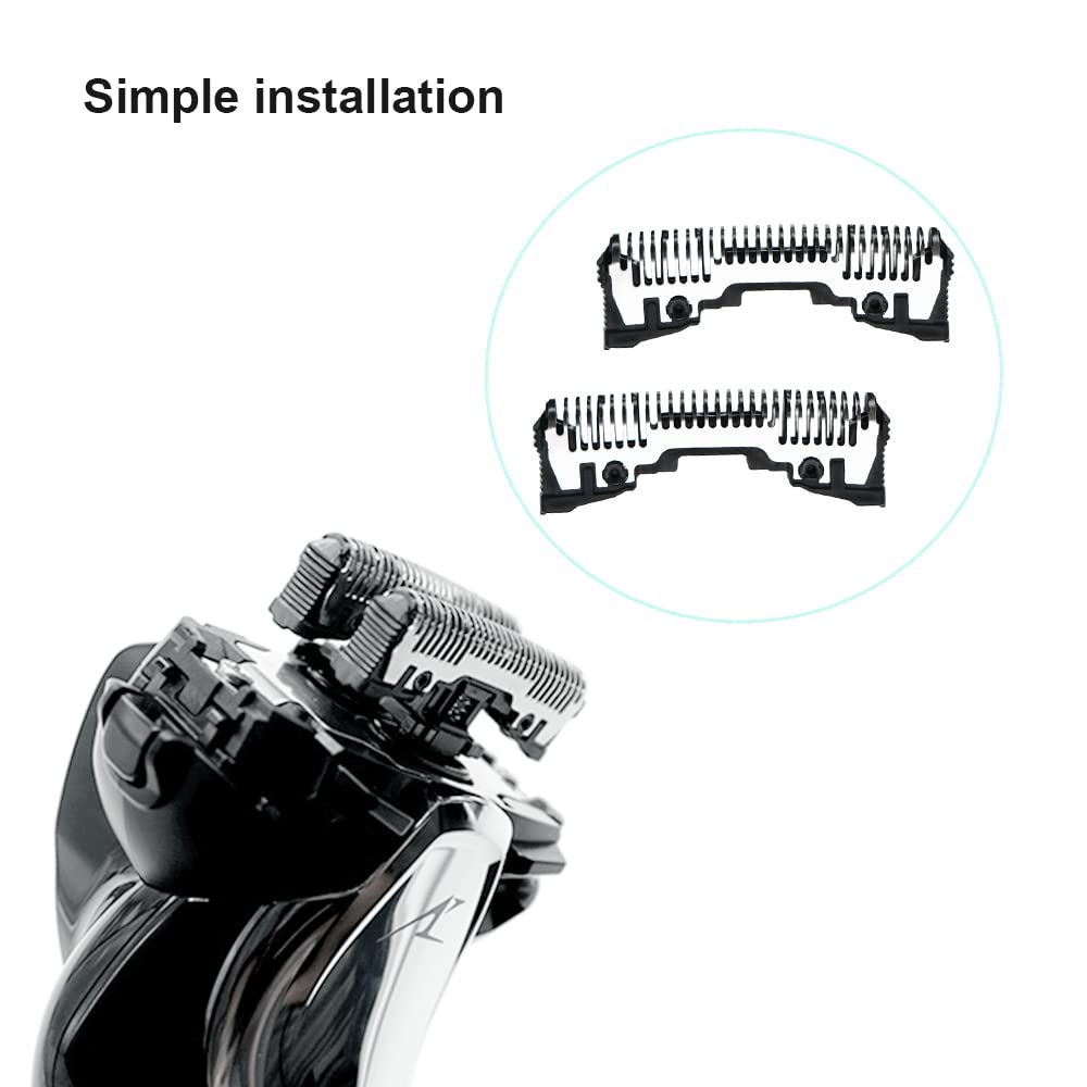2 Pack Replacement Razor Blades for Panasonic Wet/Dry Shaver ES8103S ES8101 WES9068 ES8109 ES8243 ES8249, Inner Blade
