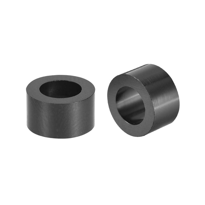 ABS Round Spacer Washer 5.4mm ID 9mm OD 5mm Length for M5 Screws Block Black 250Pcs, for 3D Printer TV Wall Mount Outlet Pegboard Motorbike